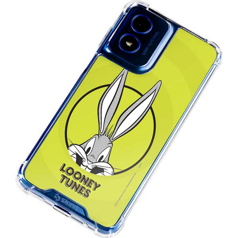 Looney Tunes Bugs Bunny Full Moto G 5G (2024) Clear Case